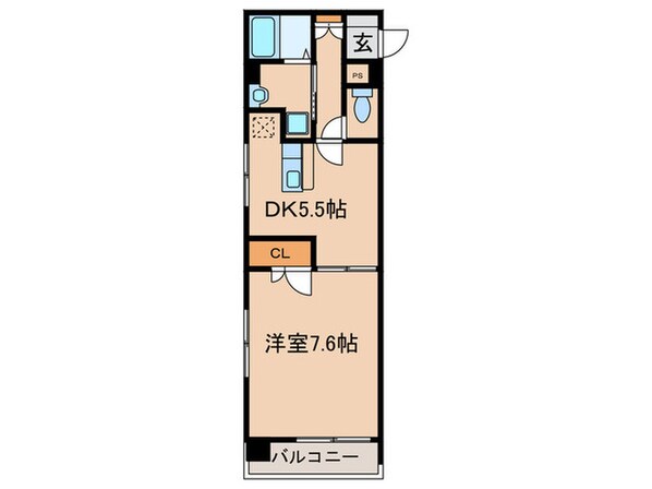 ユウメイトビルの物件間取画像